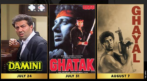 PVR INOX Celebrates the Iconic Sunny Deol - Rajkumar Santoshi Legacy with the Re-Release of Their 90s Blockbusters